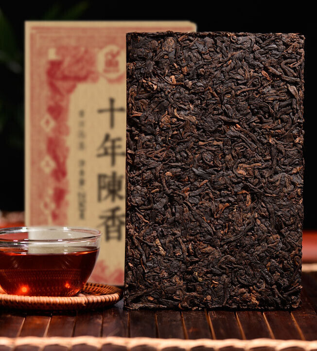 Puer Ripe Tea 1KG Ten Years Old Pu' Er Tea Brick Cooked Brown mounta Pu'erh tea