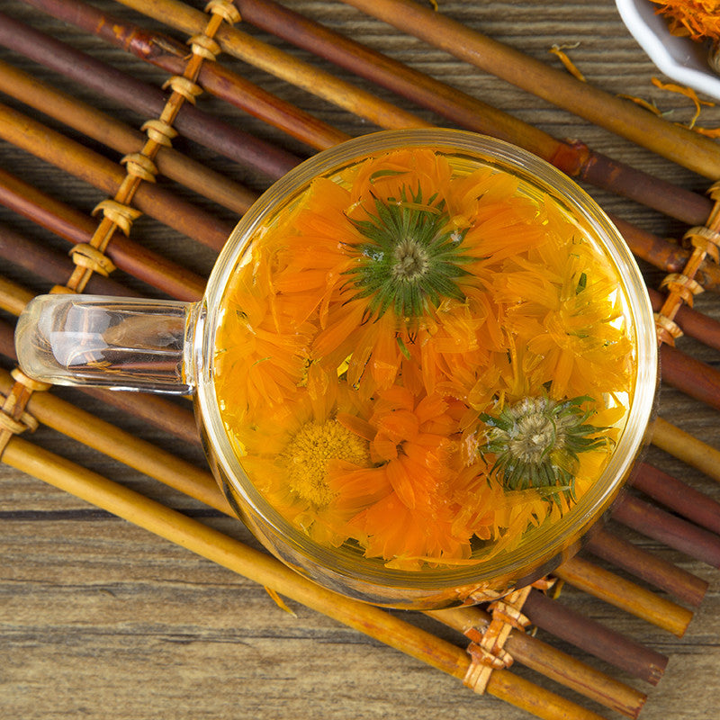 Chinese Marigold Tea,flower Tea Dried Green Herbal Tea Calendula Officinalis Tea