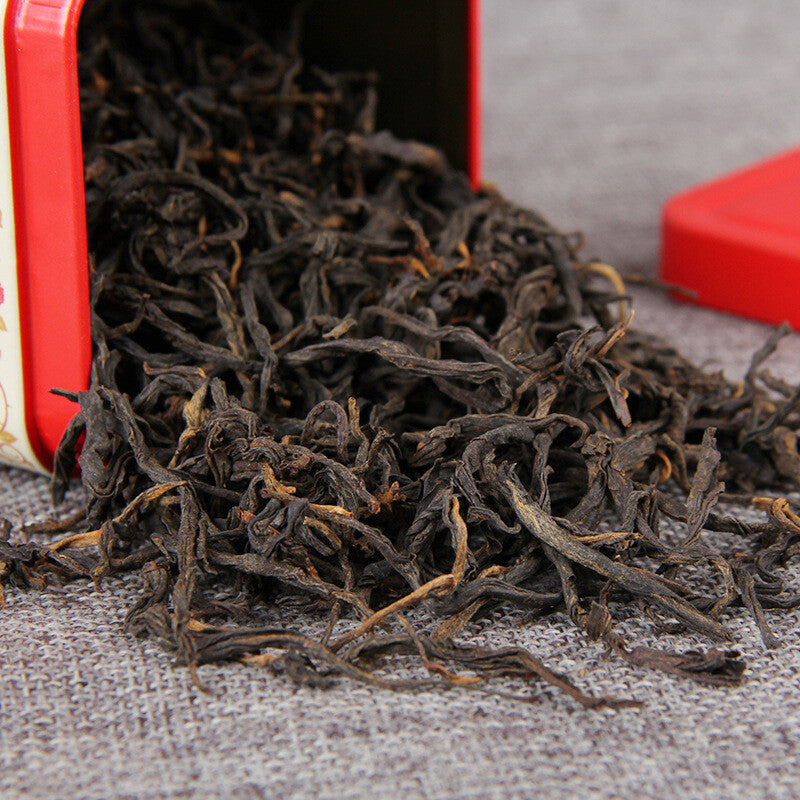 80g Yunnan Spring Loose Leaf Dianhong Tea Iron Box Gift Tea Black Tea-