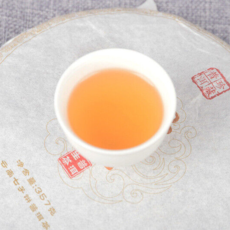Spring Tea Big Tree Tea Pu'er Tea Yunnan Tea 357g Mangsong Cake Pu'er Tea,-