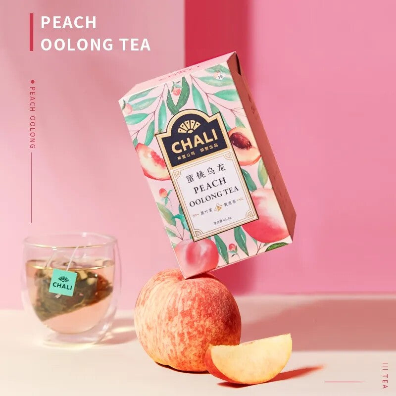 Peach Oolong Tea Hot Cold Brew Tea Fruit Tea 3g*15bags 茶里蜜桃乌龙茶 花果茶水果茶白桃乌龙茶叶冷泡茶