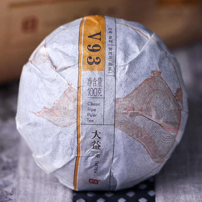 2015 Yr TAETEA V93 Puer Shu Tea Classic Ripe Pu'er Tea Tuocha Pu Erh Tea 500g