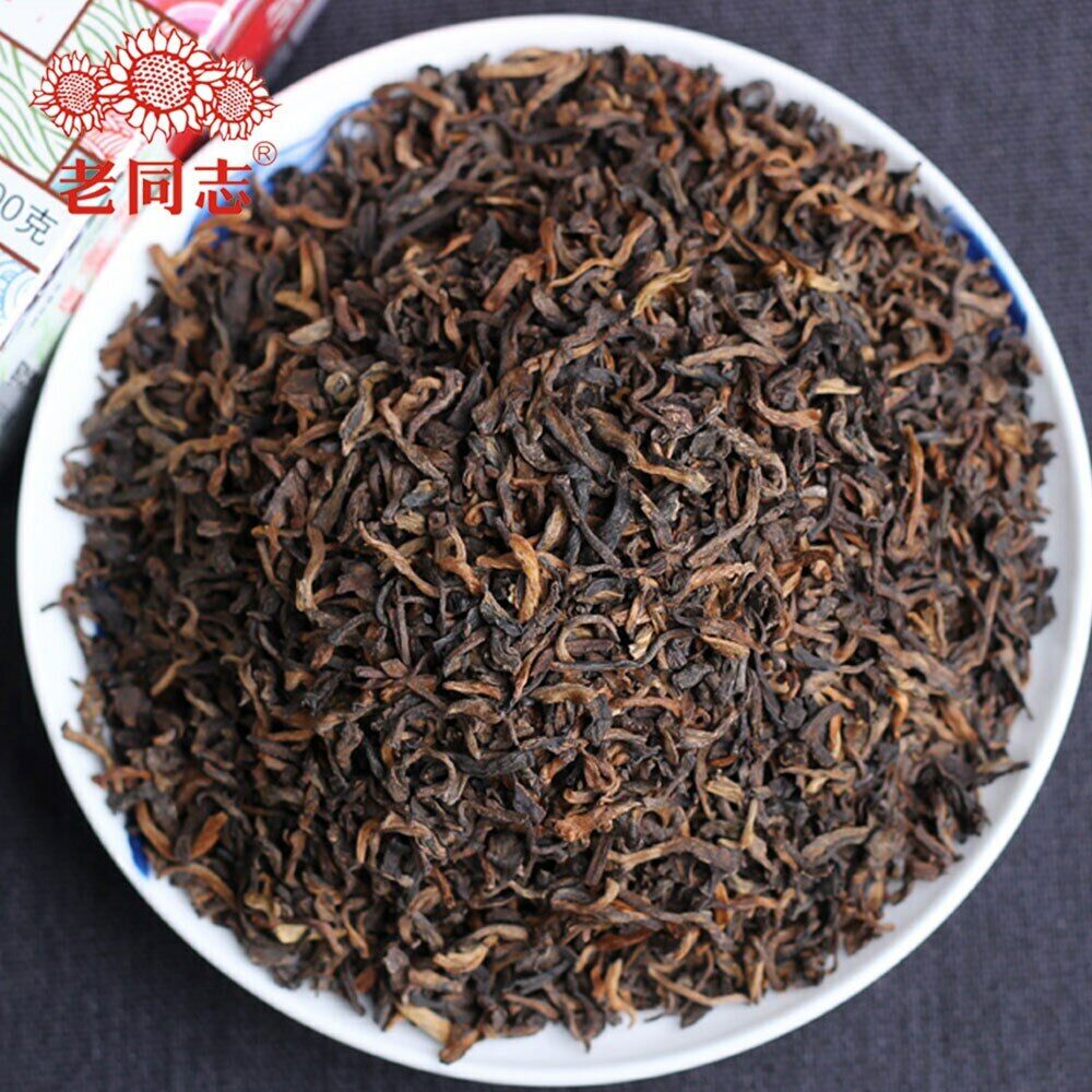 100g Anning Haiwan Tea Premium Old Pu Erh Tea Special Grade Loose Ripe Puer Tea