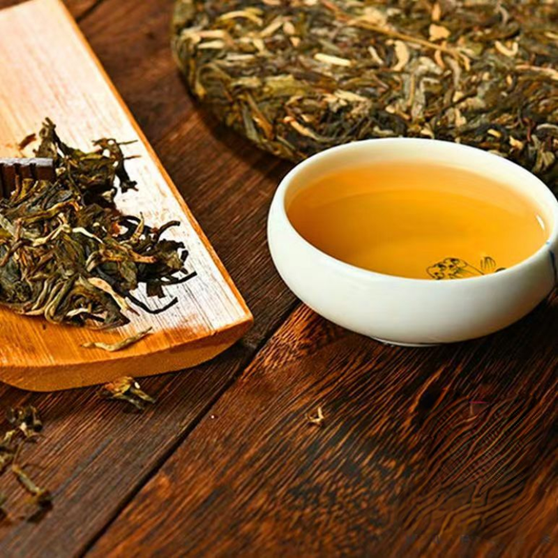 357g Iceland Raw Pu-erh Tea Cake Bingdaowang Puerh Sheng Tea Yunnan Pu'er Tea
