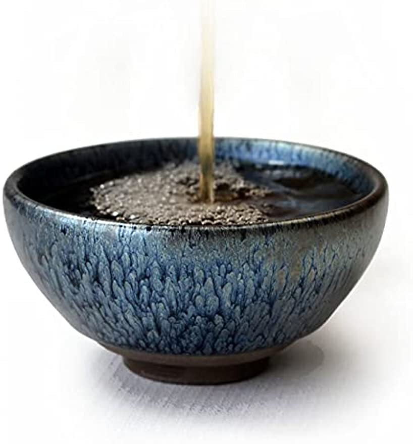 Jianzhan Tea Cup Tradition Chinese Teacup Kungfu Tea Set Temmoku Bowl 建盏