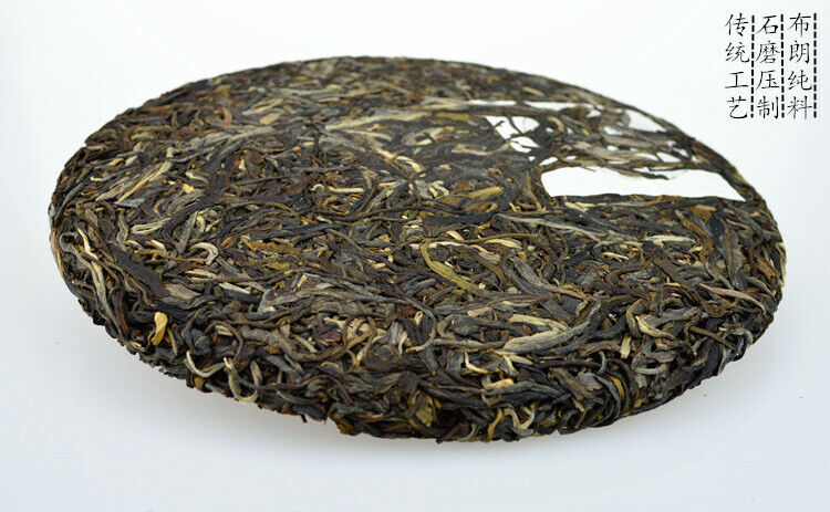 357g Aged Pu'er Cha Tea Pressed Tea Cake Yunnan Natural Old Tree Puerh Green Tea