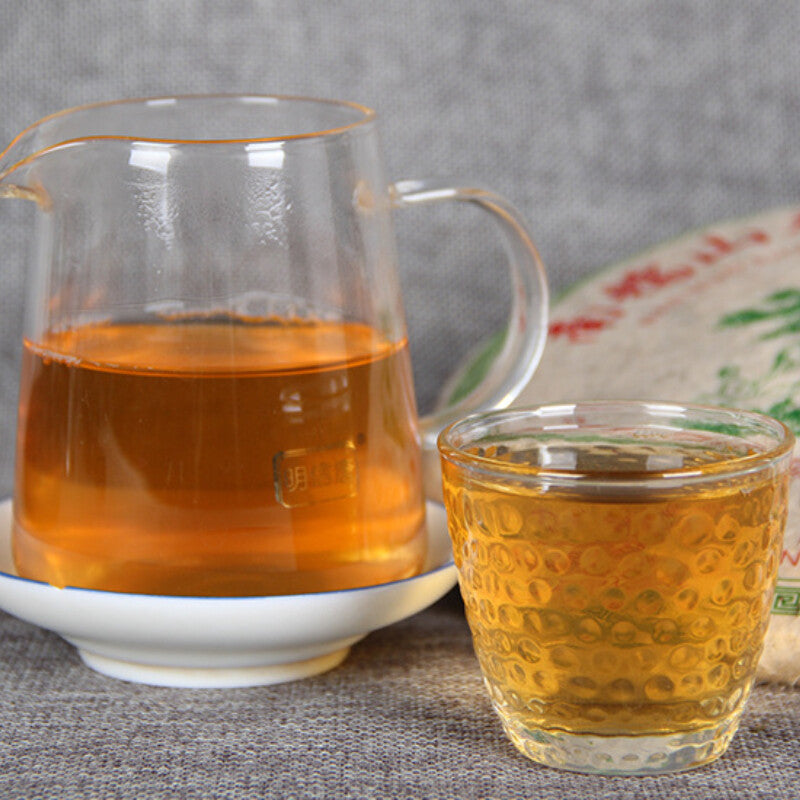 Pu-Erh Tea Press Process Cha Pu'er Tea Cake Craft Tea Puerh Green Tea 357g-