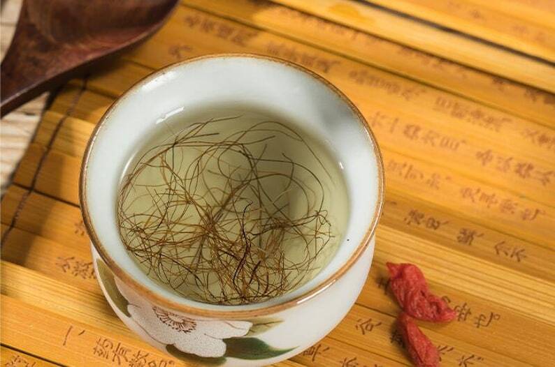 Dried Corn Silk Tea Corn Mustache Herbal Tea Pure Natural Makes A Healthy Tea