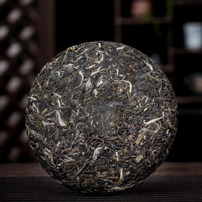 Bent Bow Raw Puerh Tea Cake 357 GM Yiwu Ancient Tree Puerh Tea Organic Tea