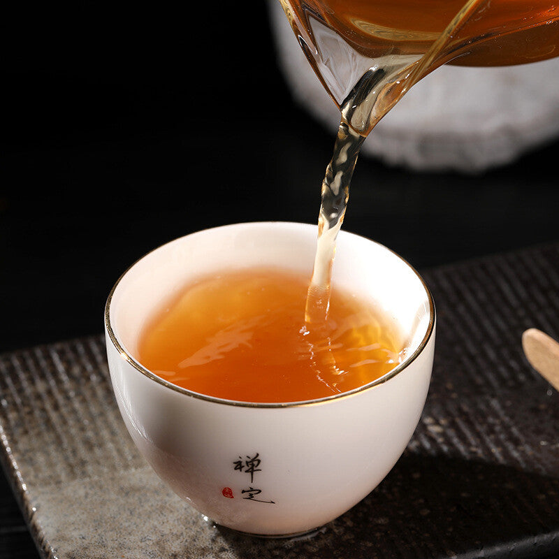 100g Pu'er Tea Brown Mountain Raw Cake Tea