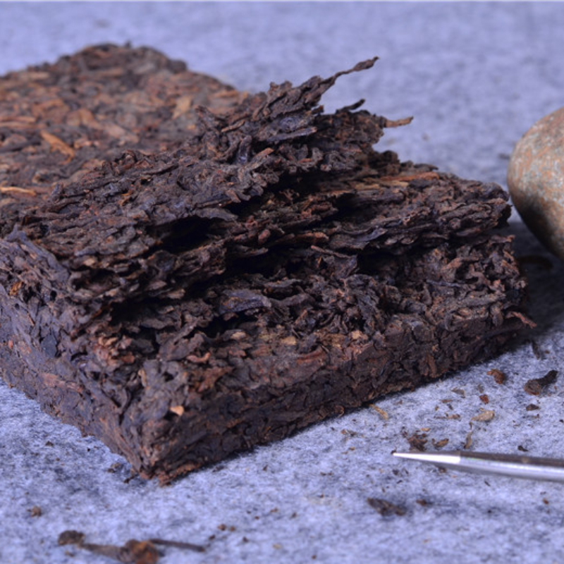 250g Puerh Tea Brick Pu'er Cooked Tea Yunnan Old Tree Zhangxiang Pu-erh Ripe Tea