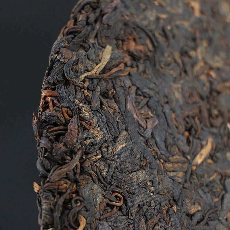 357 g Ripe Pu'er Tea Tea Cake Run Chang Yuan Meng Hai Hao Yun Pu'er Cooking Pu'er Tea-