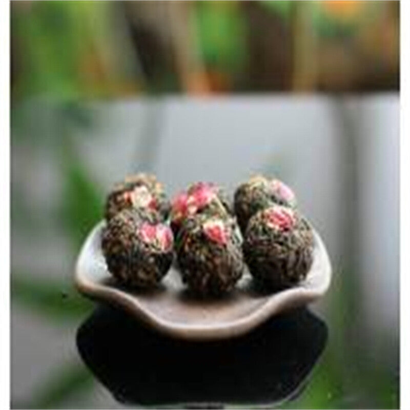 500g Herbal Tea Handmade FlowerRose Tea Chinese Ancient Tree Puer Tea Green Food