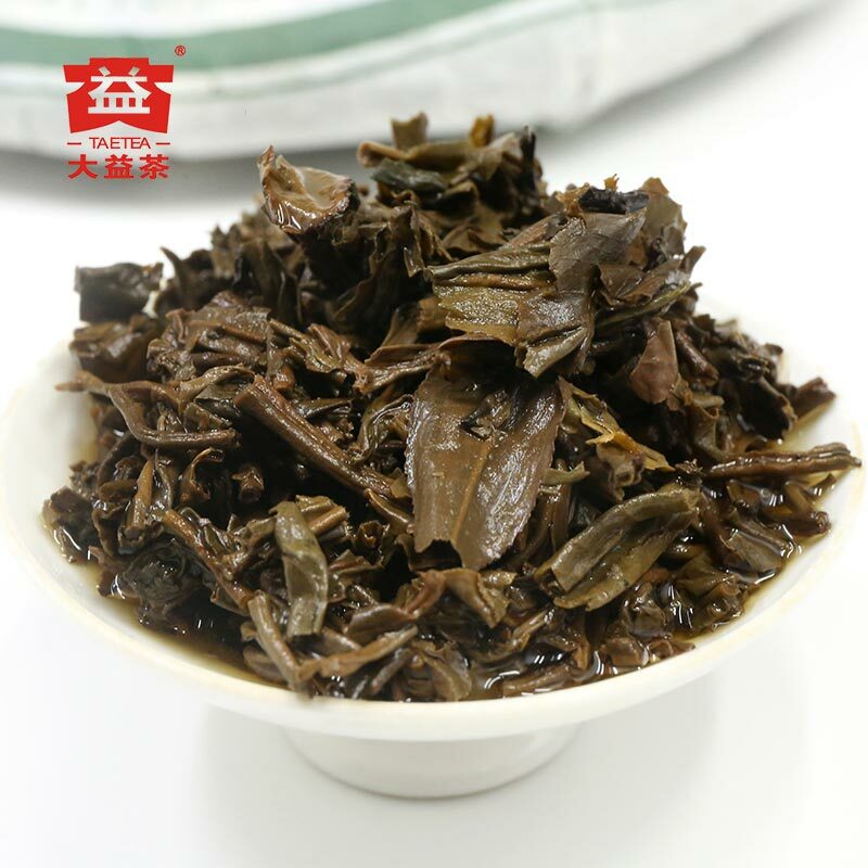 TAETEA 0622 Raw Puer Tea Batch 801 Menghai Dayi Sheng Puer Tea 400g