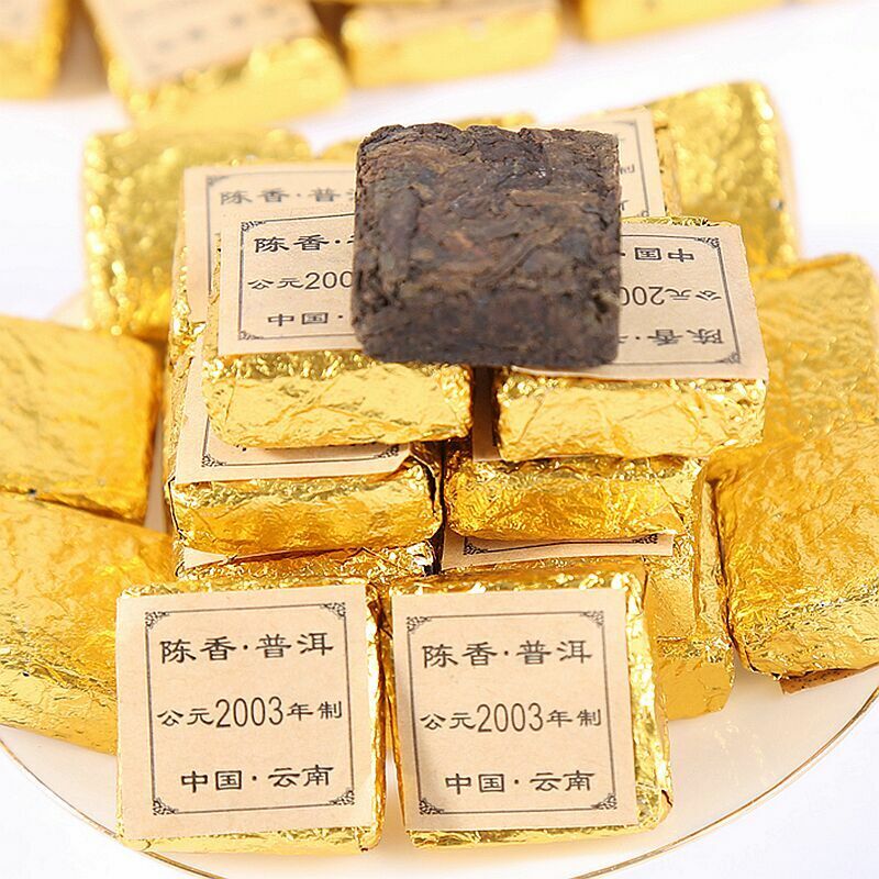 Yunnan Chen Xiang Cooking Pu'er Tea Ripe Puerh Mini Tuo Tea Pu'er Brick Tea -