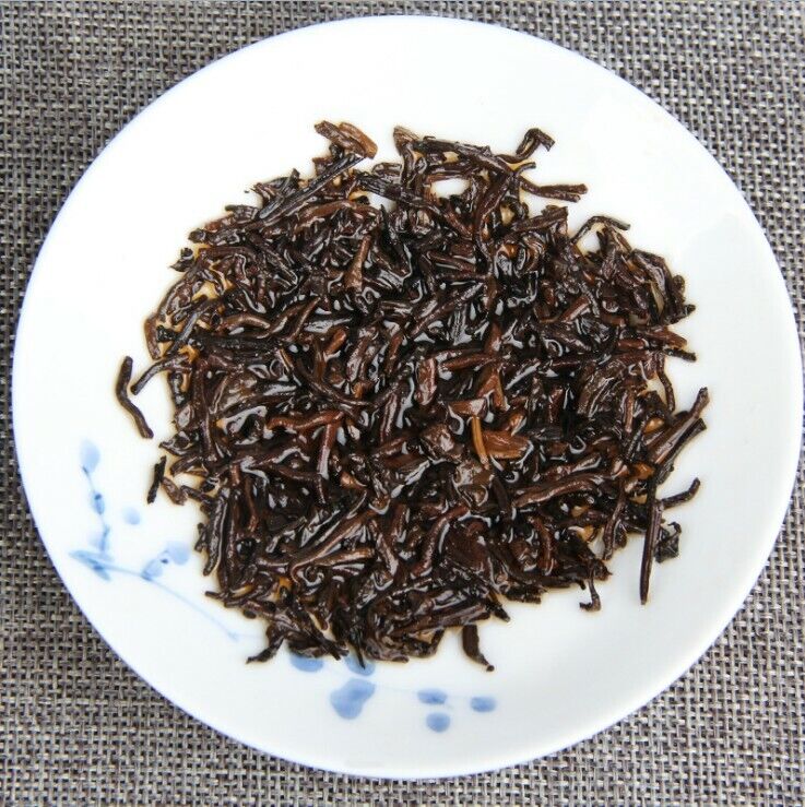YunNan MengHai GongTing Puer Ripe Tea Bulk Tea Boiled Pu'er Alcoholic Tea-