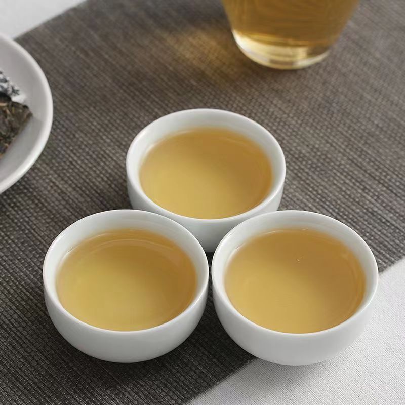 250g Mini Pu'er Tea Brick Yunnan White Puerh Raw Tea Pu-erh Green Tea Benefits
