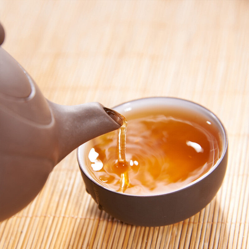 357g Chinese Tea Pu'er Tea Good Luck Puer Tea Ripe Cooked Tea Cake COFCO