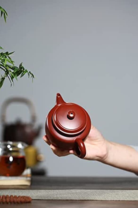 Yixing Clay Teapot 7oz Chinese Zisha Tea Pot Handmade Dahongpao Kungfu Tea Set