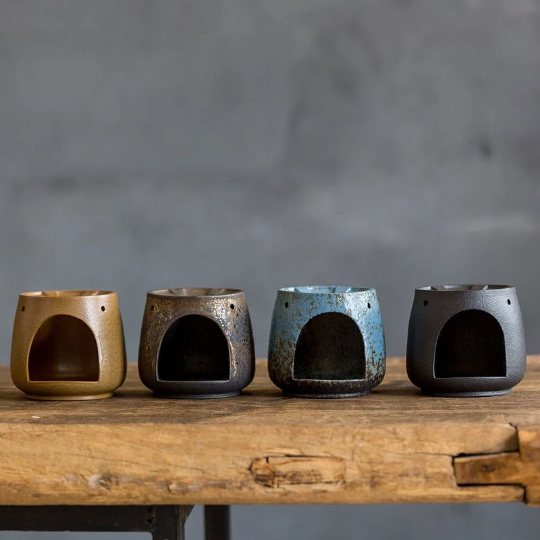 Ceramic Teapot Tea Warmer Stove Tea Ceremony Set