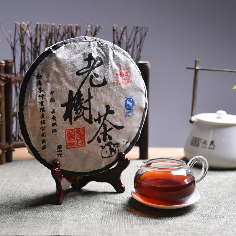 400g Yunnan MENGKU Brand Old Tree Tea Pu-erh Tea Cake Ripe Puer Pu'erh Tea