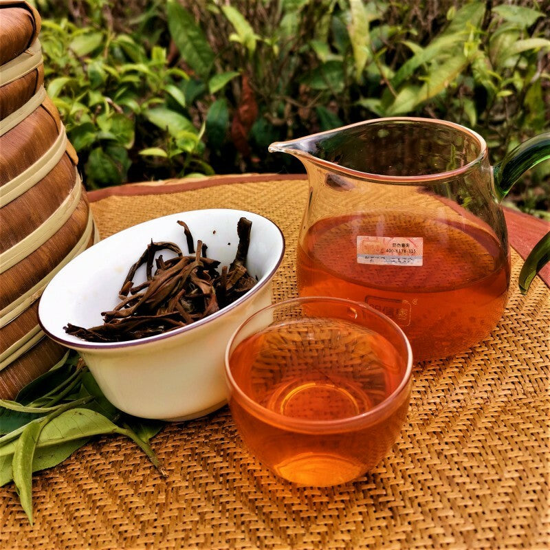 Original Gaoligong Mountain Pu'er Tea Green Tea Organic Aged Old Tea Cake357g-