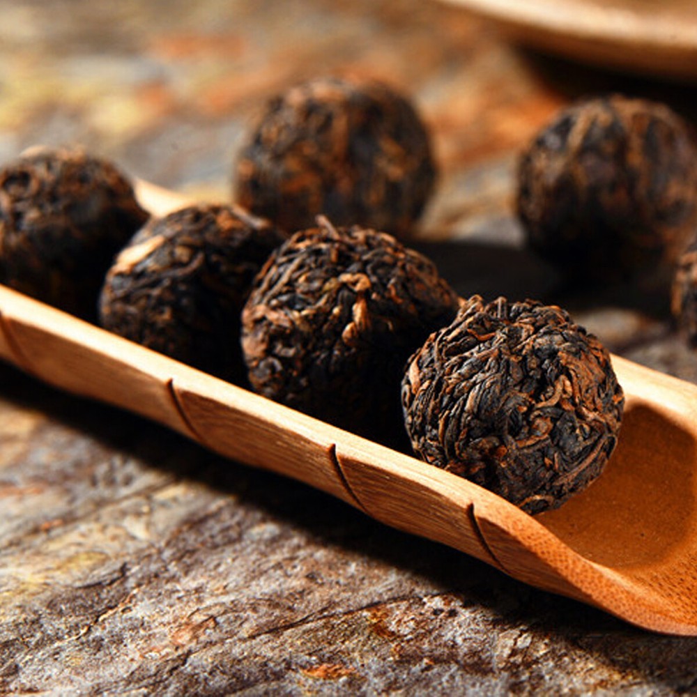 Cooked Tea Black Puerh Tea Premium Puer Tuo Cha Dragon Ball Mini Organic Tea
