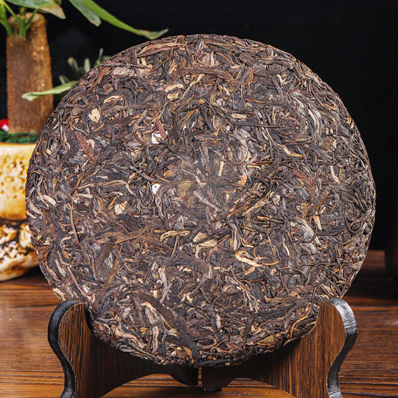 Yunnan Pu'er Ancient Tree Raw Tea Brown Mountain Pu'er Tea Raw Tea Cake 357g