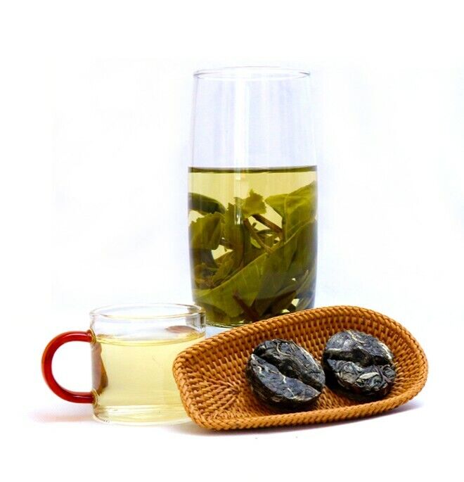 Spring BingDao ancient puerh tea Raw pu'erh Mini puerh tea Uncooked pu-erh tea