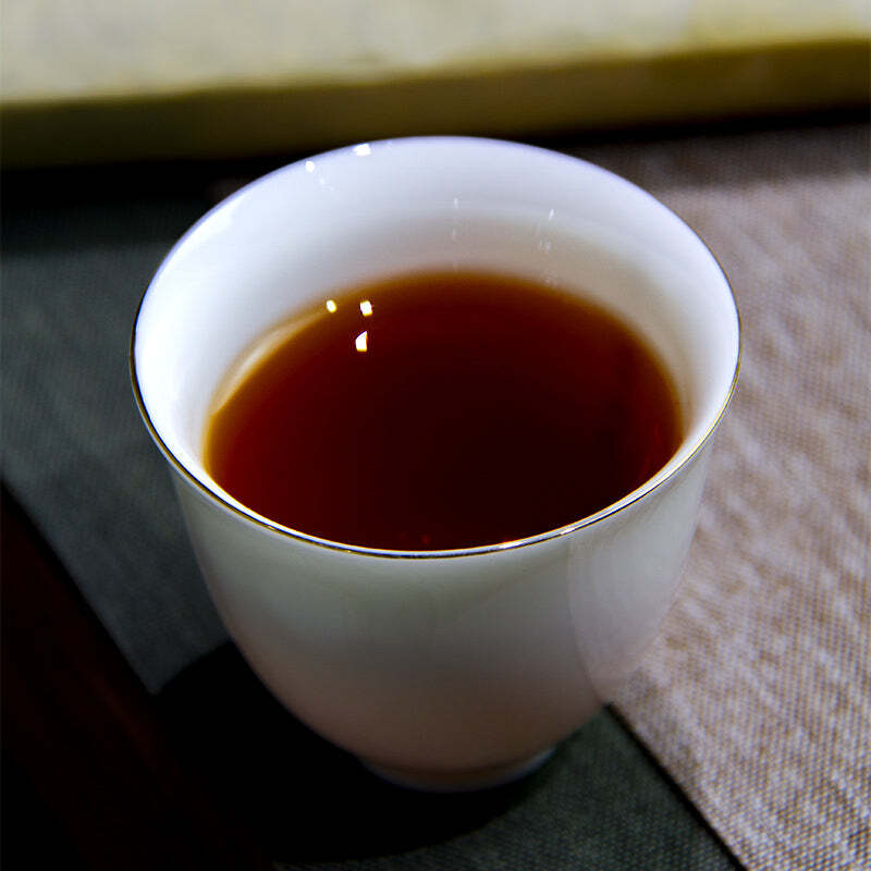 250g Menghai Aged Pu-erh Brick Tea 2018 Year Old Puerh Ripe Tea Yunnan Pu'er Tea