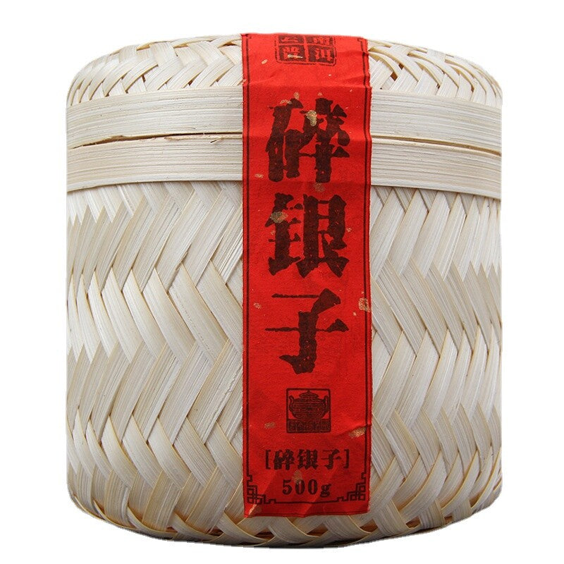 Crushed Silver Old Tea Head Craft Tea 500g Yunnan Pu'er Tea Pu'er Ripe Tea-