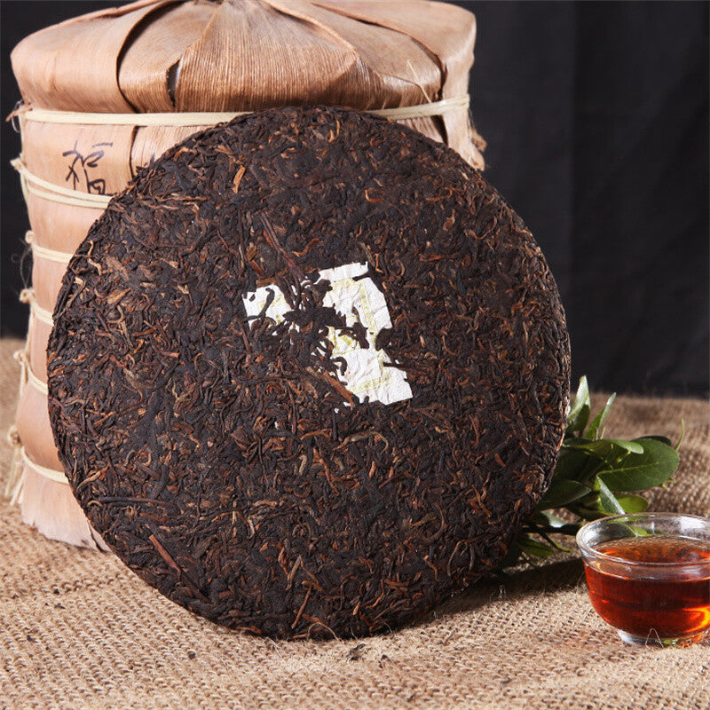 357g 2010 Dayi Ripe Puer Tea TAETEA Gao Shan Yun Xiang Shu Puer Tea Batch 001