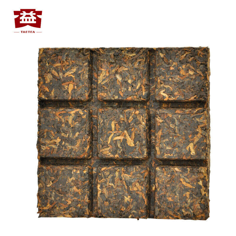 Pu'er Tea Cubes Amber * 2020 Taetea Menghai Dayi Puer Tea Brick Ripe Pu-erh 240g