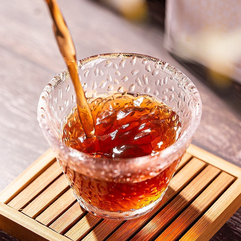 China Tea Yunnan 7581 Ripe Puer Tea Brick Shu Pu-erh Tea Brick 250g Box