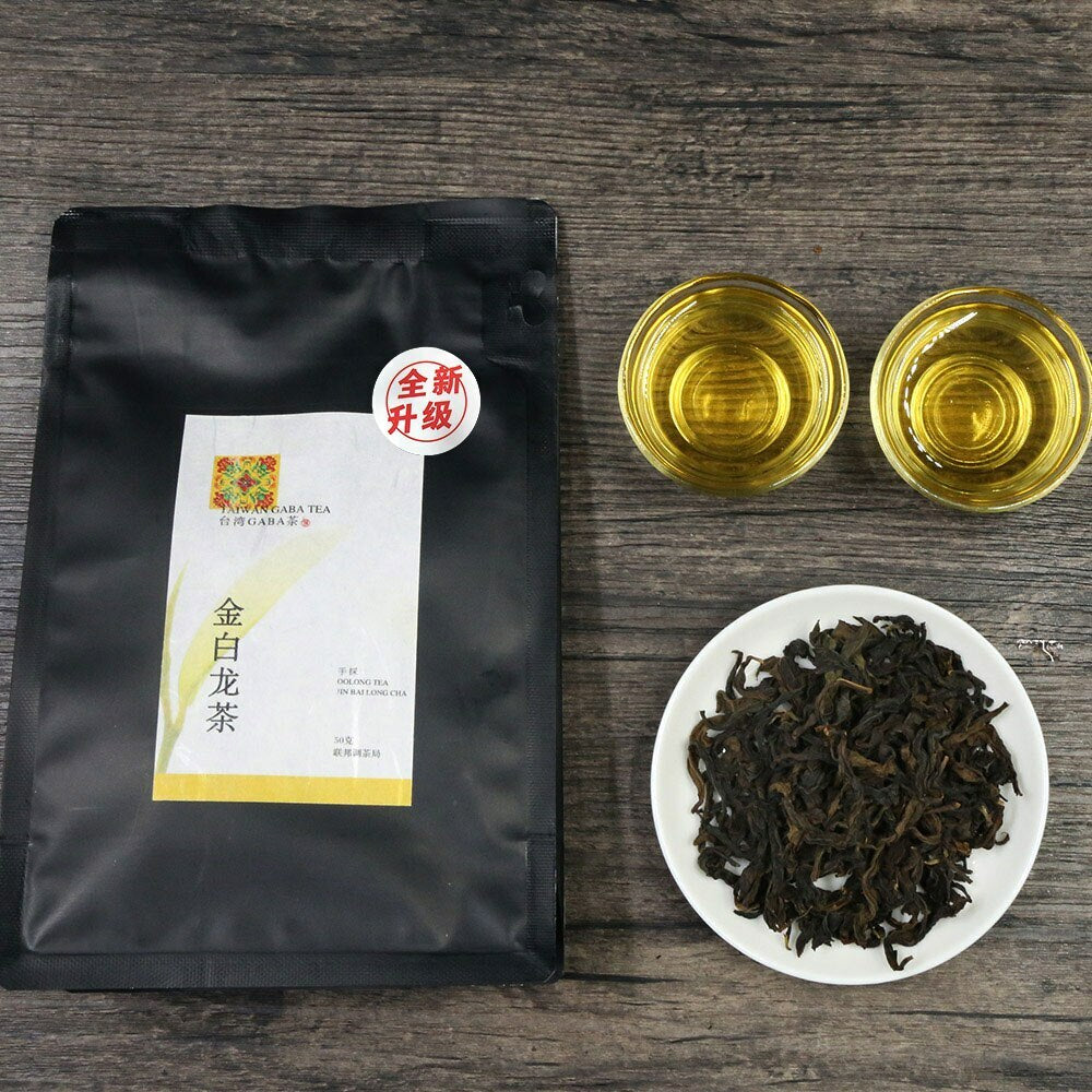 2023 GABA Oolong Chinese Taiwan Tea High Mountain Tea Strips Shape GABA Tea