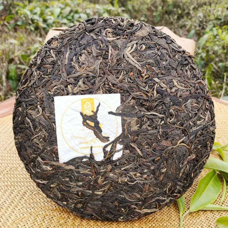 357g Yunnan Menghai Puerh Tea Cake Laobanzhang Pu-erh Raw Tea Old Tree Green Tea