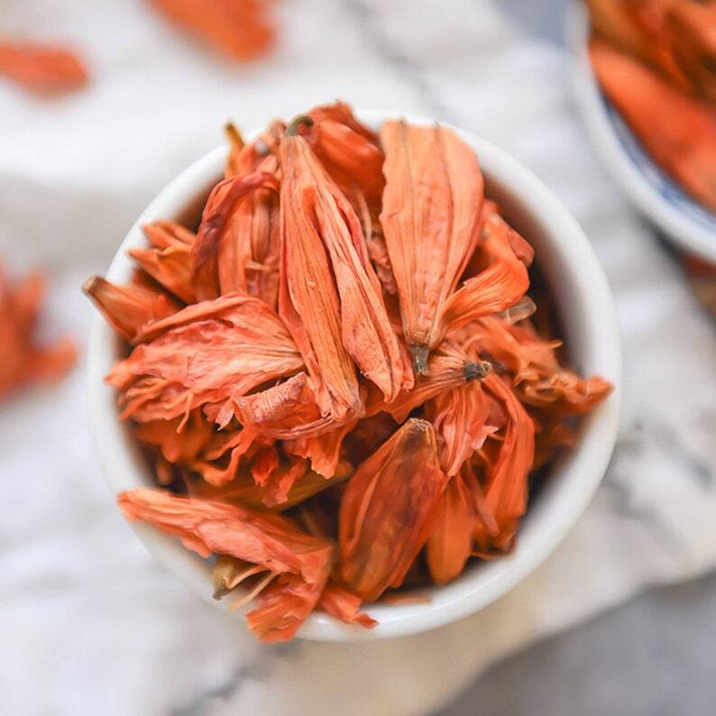 Dried Lily Flower Tea Flos Lilii Herbal Tea Pure Natural Makes A Healthy Tea