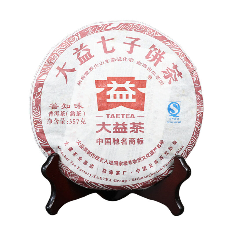 Pu Zhi Wei 2012 TAETEA Dayi Puer Tea Ripe Puerh Menghai Pu'er Tea 357g Batch 201
