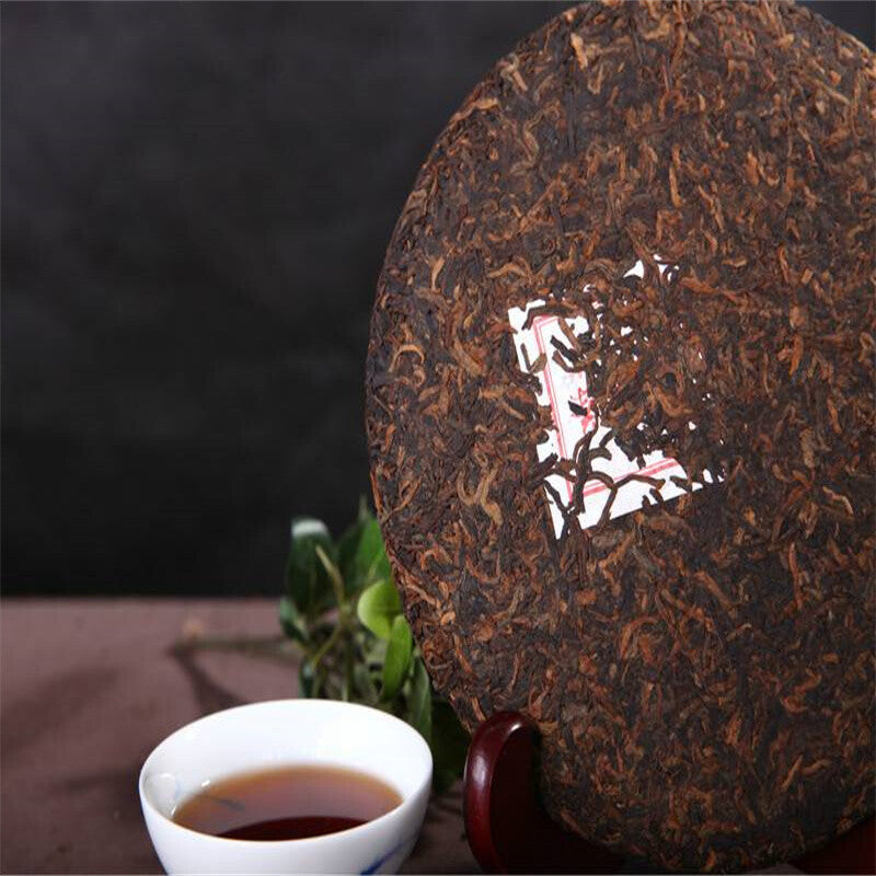 357g 2021 TAETEA Ripe Puer Tea Batch 2101 Menghai Dayi "Pu Zhi Wei" Shu Puer Tea