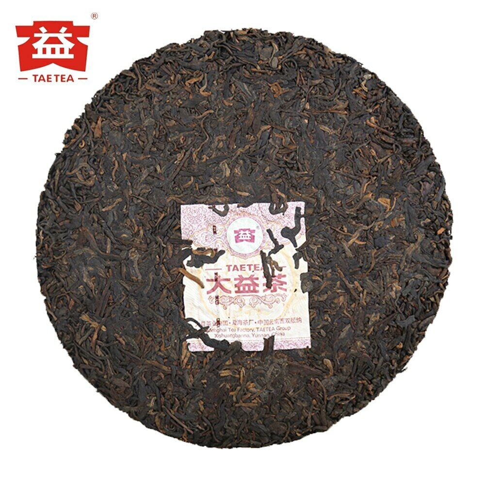 357g Premium TAETEA Ripe Puerh Chinese Tea 7452 Chi Tse Beeng 1901 Shu Puer Tea
