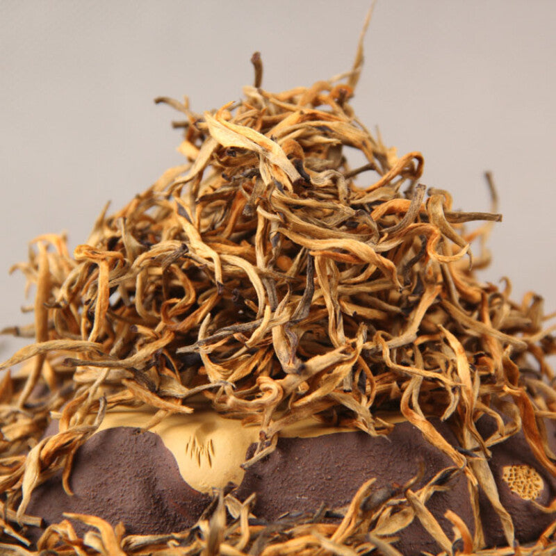TOP Premium Yunnan Spring Tea Wire Dian Hong TeaRed Single Bud Organic Black Tea