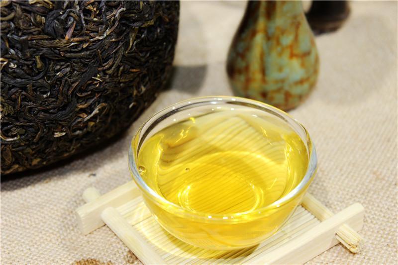 Cha Pu Erh Tea Yunnan Natural Puer Tea 1000g Gold Melon Tribute Tea Healthy Food
