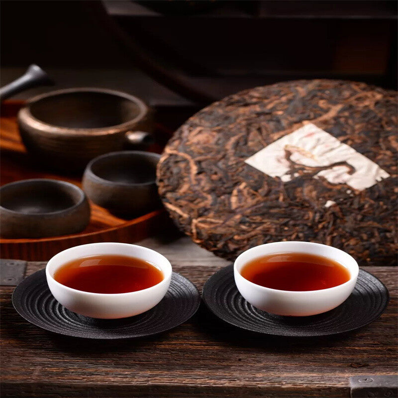 357g Ripe Puer Tea 2018 Jin Ju Ding "Nan Nuo Shan" Shu Puerh tea Chinese Tea