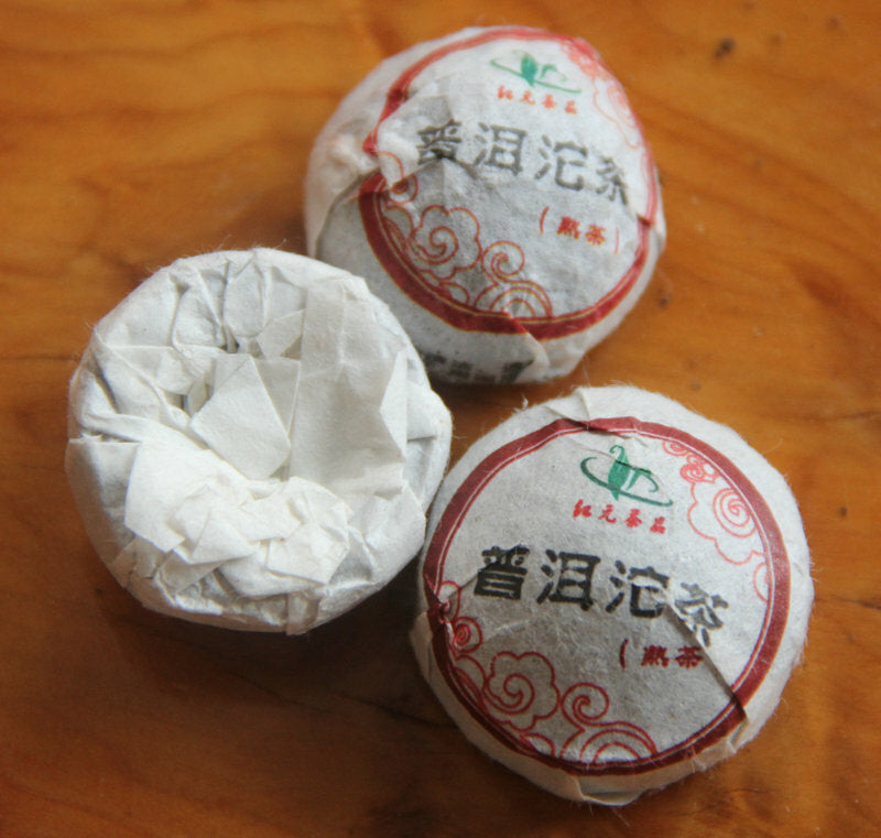 Chinese Puer Tea Slimming Tea Mini Tuocha Natural Ripe Black Pu-Erh Tea 200g