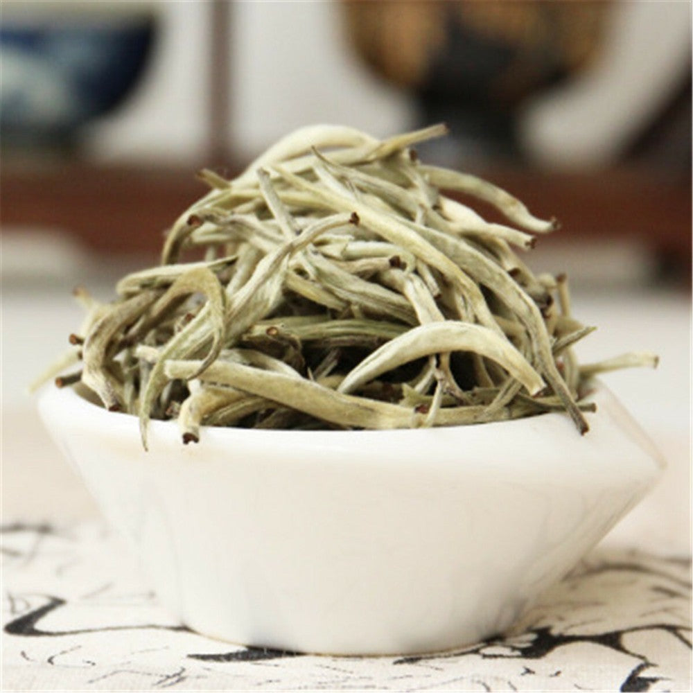 Chinese Healthy Tea Bai Hao Yin Zhen Silver Needle White TeaBuds Tea Loose Leaf
