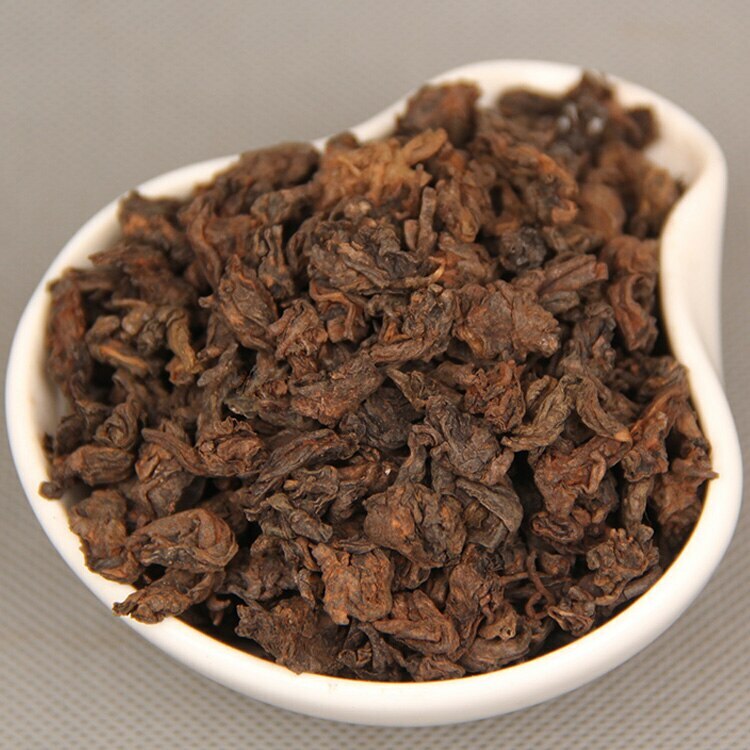 Chinese 2018 Yunnan Shu Puerh Tea "Pearl Old Tea Head" Ripe Puer Tea 200g