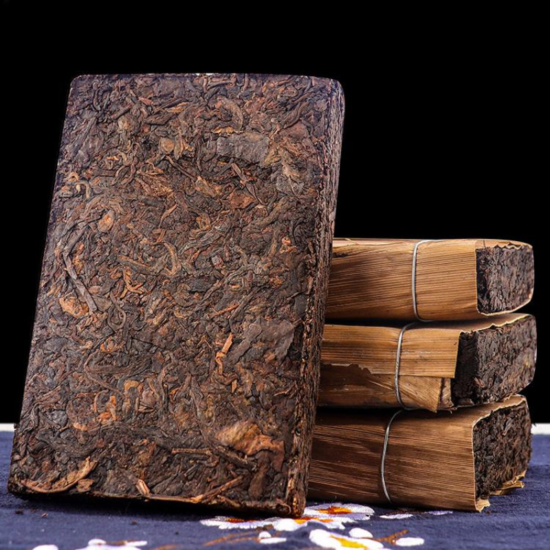 1000g Yunnan Puerh Tea Brick 10 Year Menghai Aged Cooked Pu-erh Tea Pu'er Tea