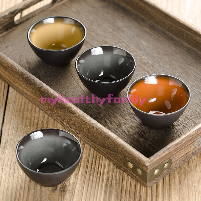 75ML Ceramic Kung Fu Tea Set Without Handle Cup Chinese Aviation Tea Cup Tea Set