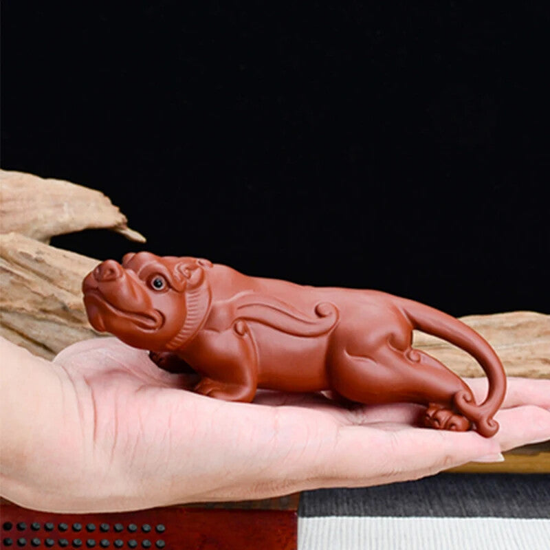 1pc Zisha Tea Pet Lucky Tea Table Decoration Tea Ceremony Tea Pet Zen Tea Set