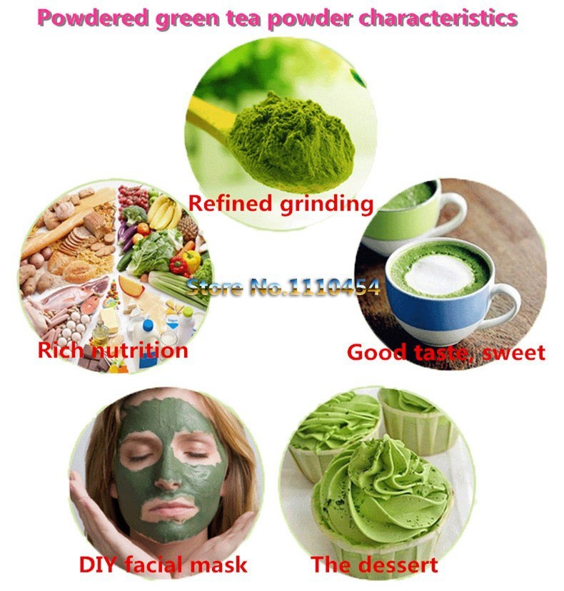 1000g Matcha Tea Powder Organic Green Tea Chinese Slimming Tea Top Healthy Drink